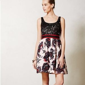 Peter Som Made in Kind Brushstrokes Blossom dress